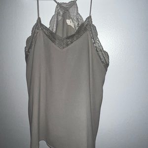 Gray Cami Tank Top Size Large